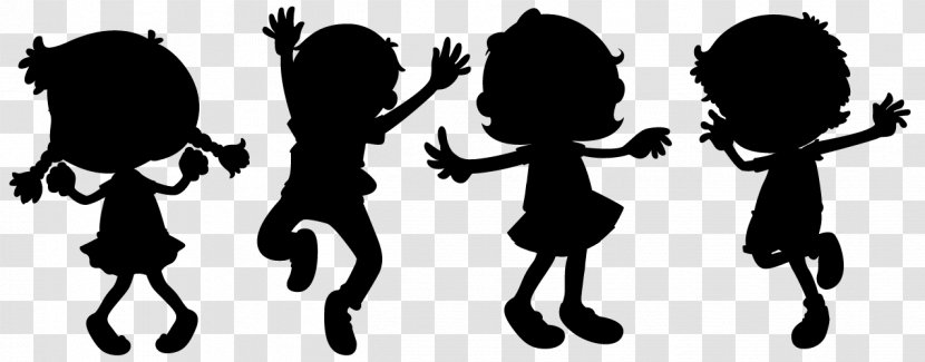 Drawing Art Clip - Child - Silhouettes Transparent PNG