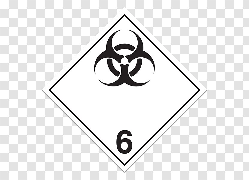 Biological Hazard Clip Art Vector Graphics Sticker Decal - Infectious Substance Symbol Transparent PNG