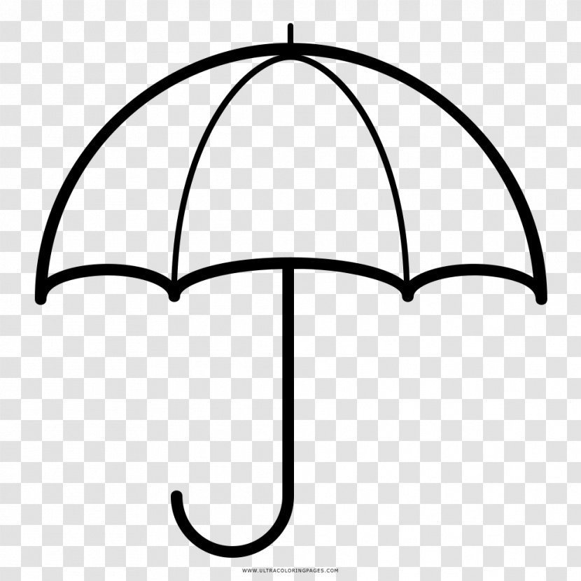 Coloring Book Umbrella Drawing Rain - Painting Transparent PNG