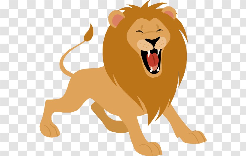 Lion's Roar Cartoon Clip Art - Frame - Lion Cliparts Transparent PNG