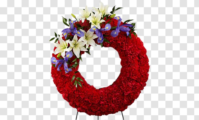 Flower Bouquet Floristry Wreath Funeral - Wedding - Corona Transparent PNG