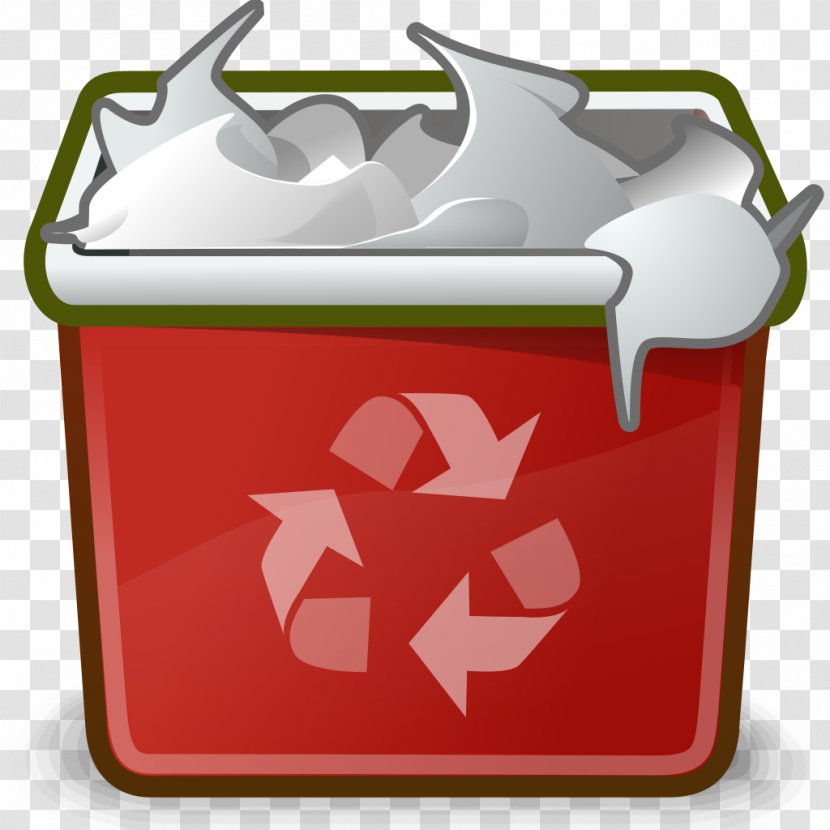 Rubbish Bins & Waste Paper Baskets Clip Art - Red - Trash Can Transparent PNG