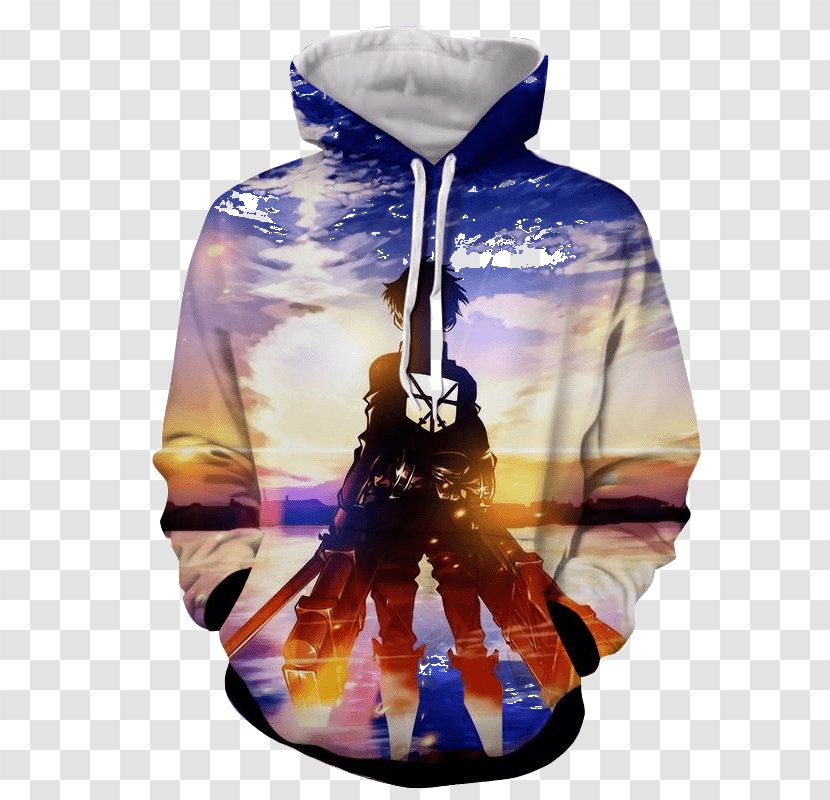 Hoodie Levi Sweater Thor Mikasa Ackerman - Watercolor Transparent PNG