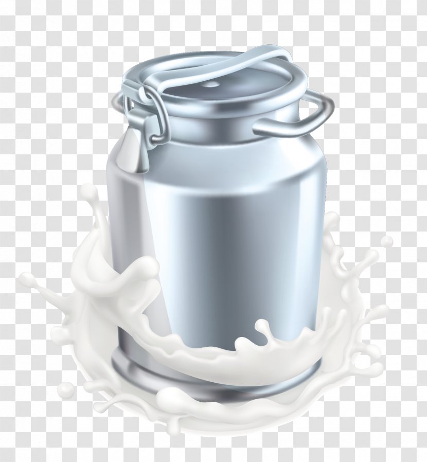Milk Drawing - Mixer - Cartoon Farm Bucket Vector Transparent PNG
