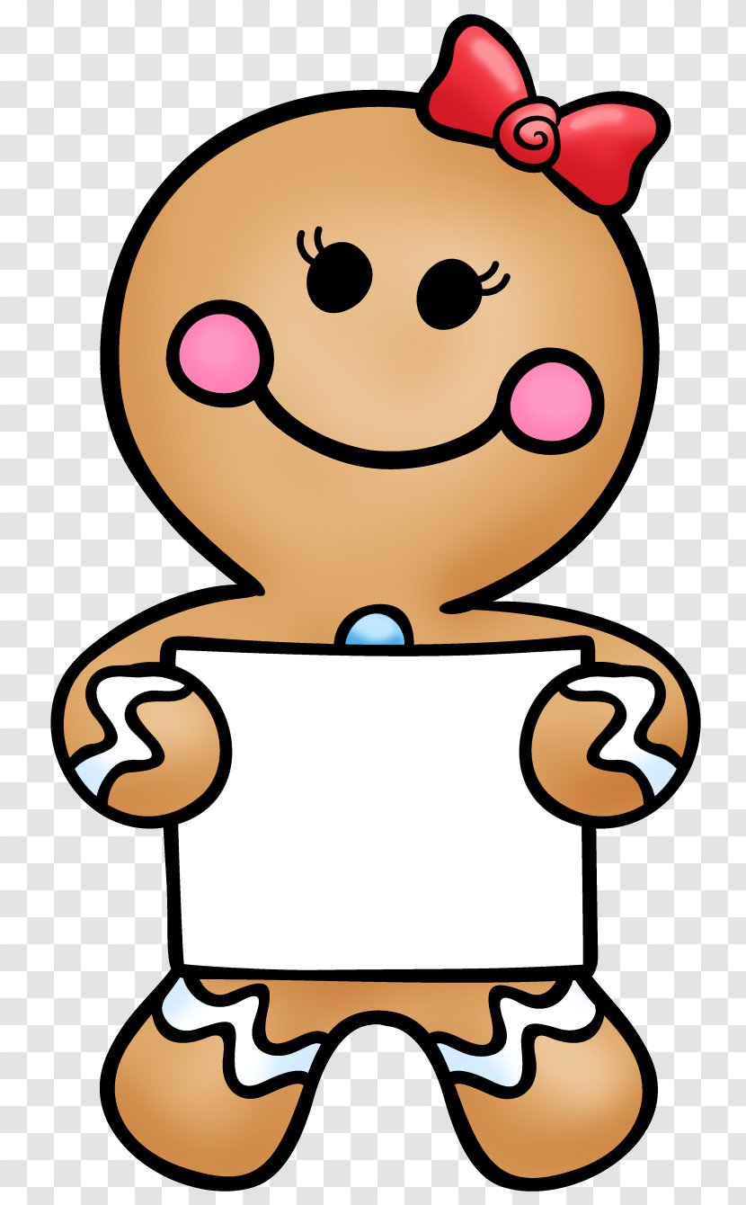 Gingerbread House Clip Art Man Biscuits - Facial Expression - Queen Transparent PNG