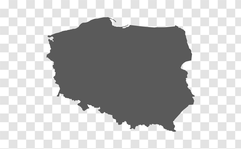 Flag Of Poland Vector Map Transparent PNG