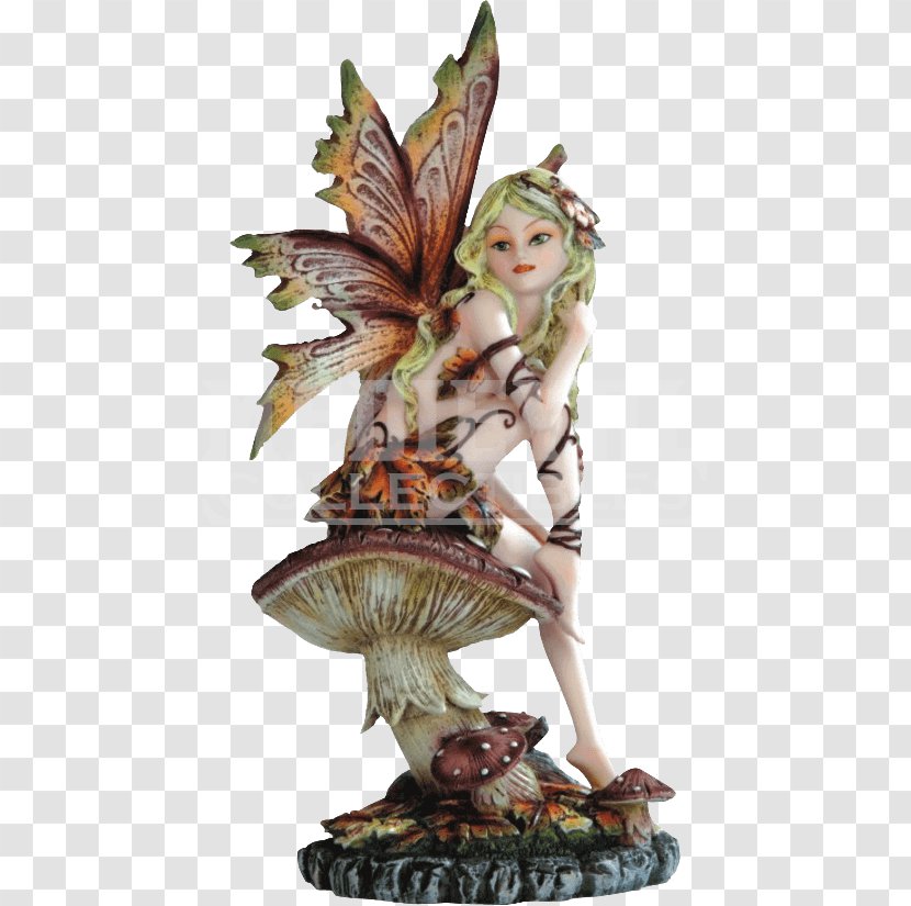 The Fairy With Turquoise Hair Figurine Statue Legendary Creature - Mythical Transparent PNG