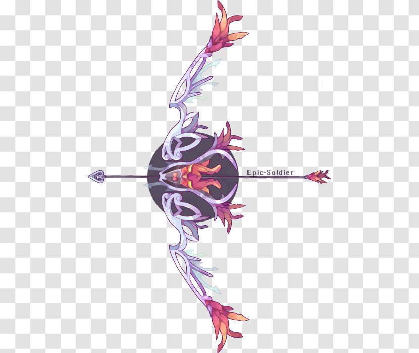 Ranged Weapon Sword Bow And Arrow Drawing - Silhouette Transparent PNG