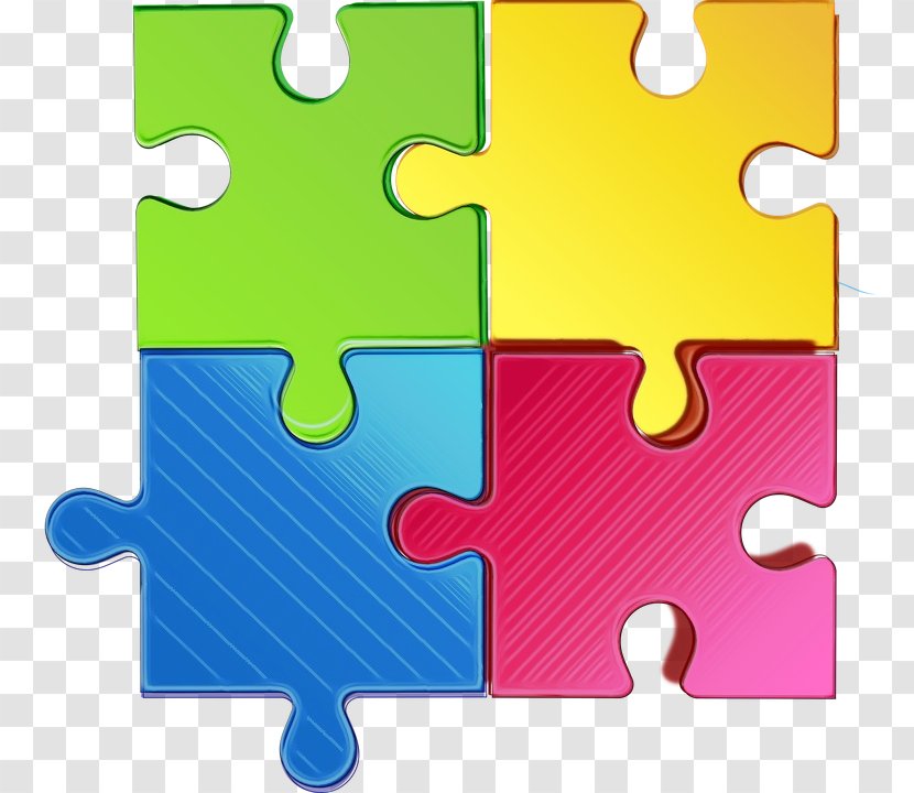 Jigsaw Puzzle Yellow Clip Art Toy Transparent PNG