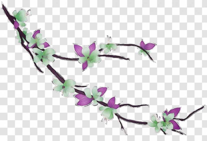 Flower Plant Branch Purple Lilac - Petal Twig Transparent PNG