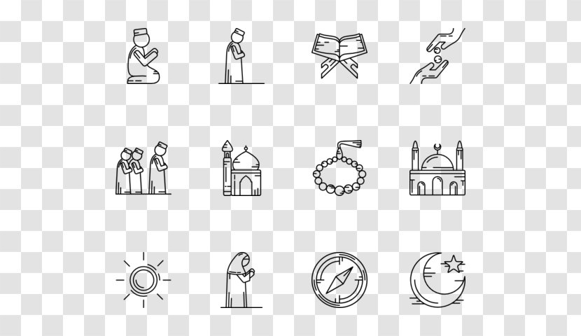 Drawing Icon Design - Wayfinding - Ramadhan Mubarak Transparent PNG