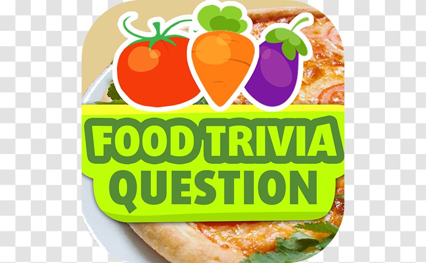 Food Fun Trivia Questions Quiz Vegetarian Cuisine Junk Transparent PNG