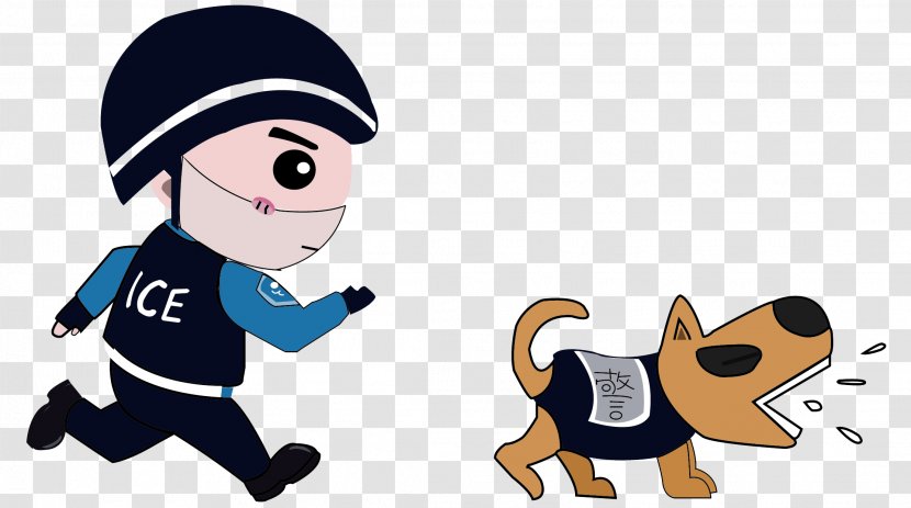 Police Dog Officer - Q Version Of Special And Dogs Transparent PNG