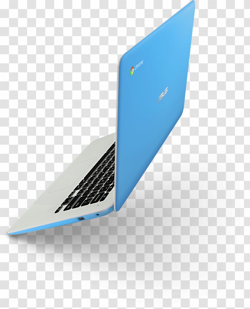 Netbook Laptop Computer - Electric Blue Transparent PNG