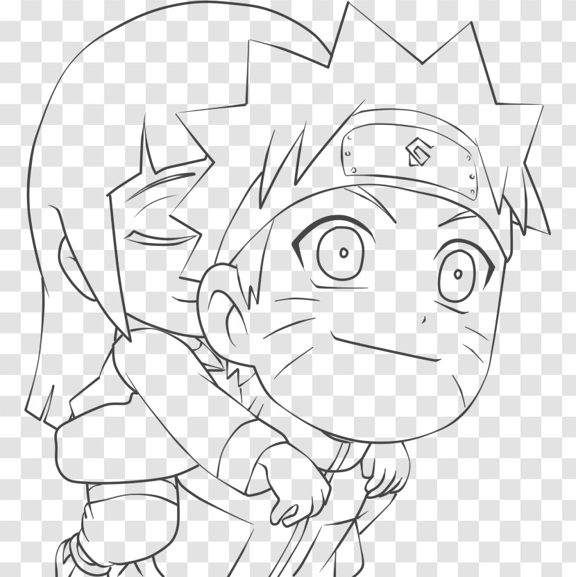 Line Art Rock Lee Shikamaru Nara Deidara Kakashi Hatake - Cartoon - Naruto Transparent PNG