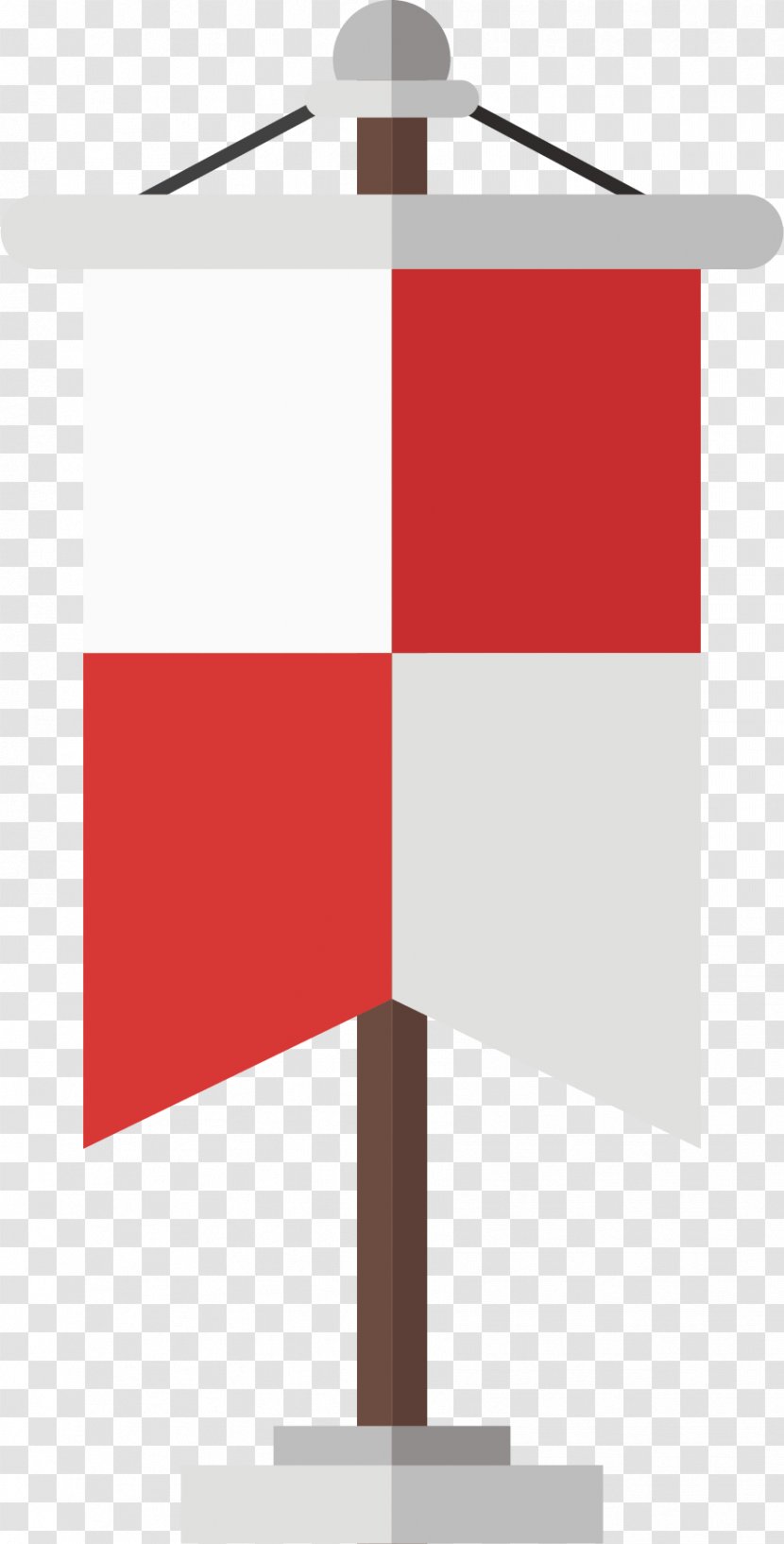 Red White Rope - And Flag Transparent PNG