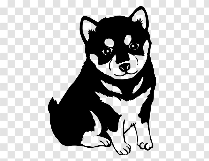 Vector Graphics Clip Art Puppy Shiba Inu Pet - Animal - Angry Wolf Drawing Dog Transparent PNG