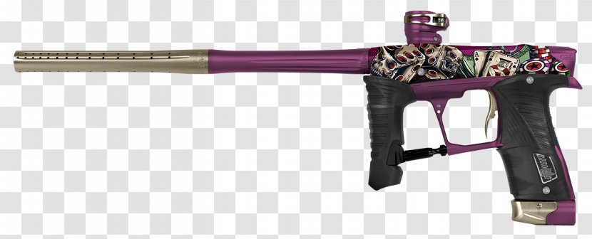 Planet Eclipse Ego Air Gun Paintball Guns Barrel - Pink - Splash Transparent PNG