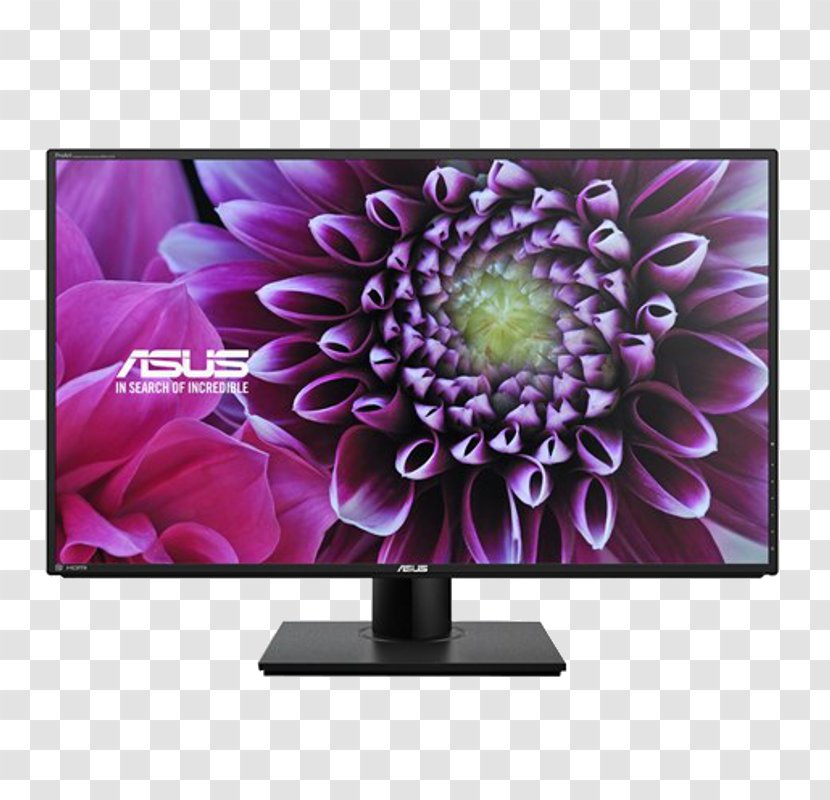 LCD Monitor PA328Q Ultra-high-definition Television IPS Panel Computer Monitors 4K Resolution - Mini Displayport - Display Device Transparent PNG