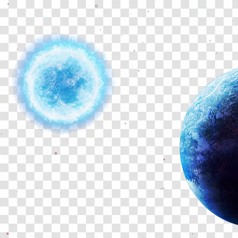 Sirius B Mars Star A - Blue Earth Transparent PNG