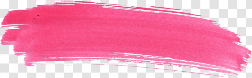 Brush Watercolor Painting Stroke Red Transparent PNG