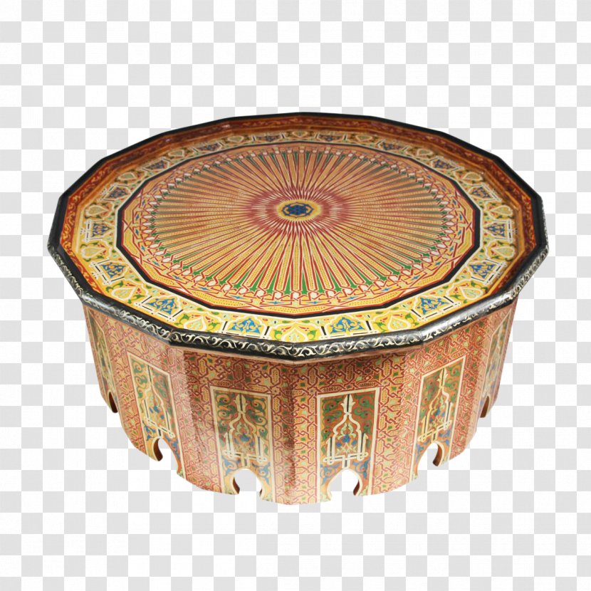 Coffee Tables Moroccan Cuisine Furniture - Wood - Hand Painted Desk Transparent PNG