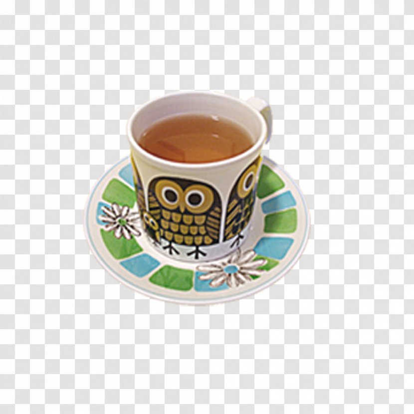 Coffee Teacup Owl Mug - Drinkware - Tea Cup Transparent PNG