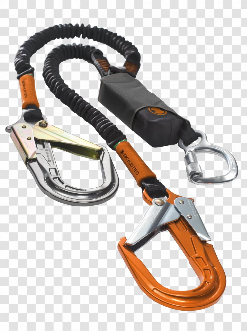 SKYLOTEC Lanyard Climbing Carabiner Fall Arrest - Rope Climb Transparent PNG