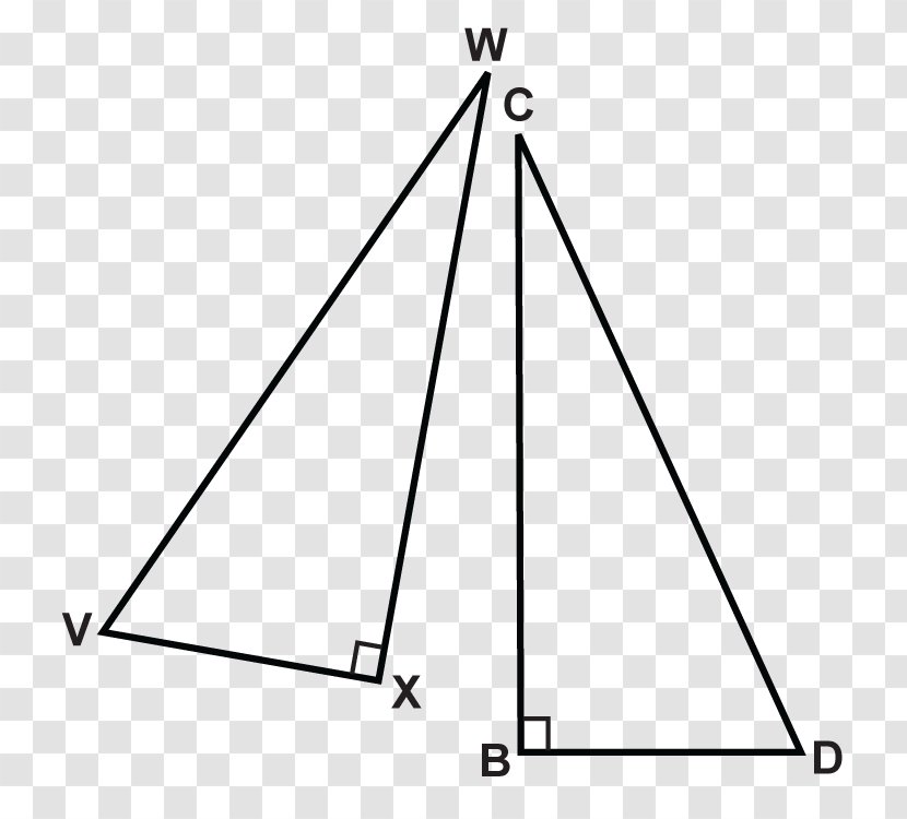 Right Triangle Congruence Perpendicular Geometry Transparent PNG
