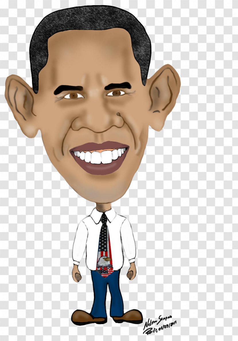 Barack Obama Cartoon Board Game History - Forehead Transparent PNG