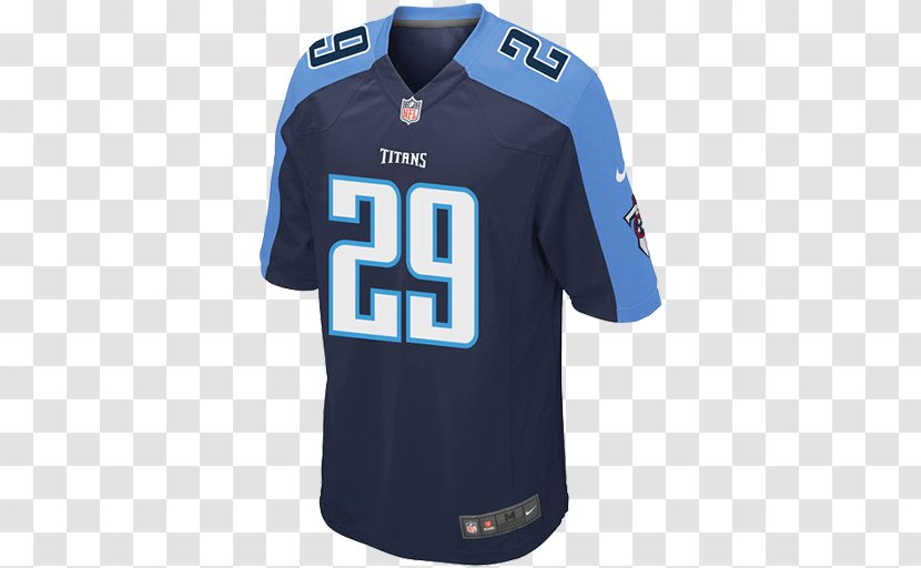 Tennessee Titans NFL Jersey Nike Navy Blue - Sleeve Transparent PNG