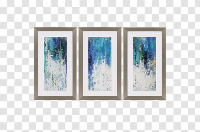 Watercolor Painting Picture Frames Printing Art - Triptych Transparent PNG