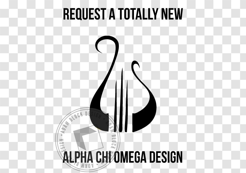 Brand Logo Font Product Design Recreation - Monochrome - Chi Omega Transparent PNG