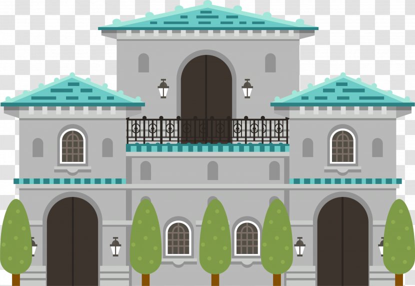 Europe - Medieval Architecture - European Palace Transparent PNG