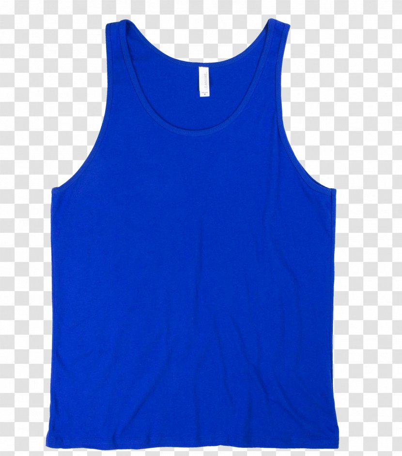 Gilets Sleeveless Shirt Neck - Cobalt Blue Transparent PNG