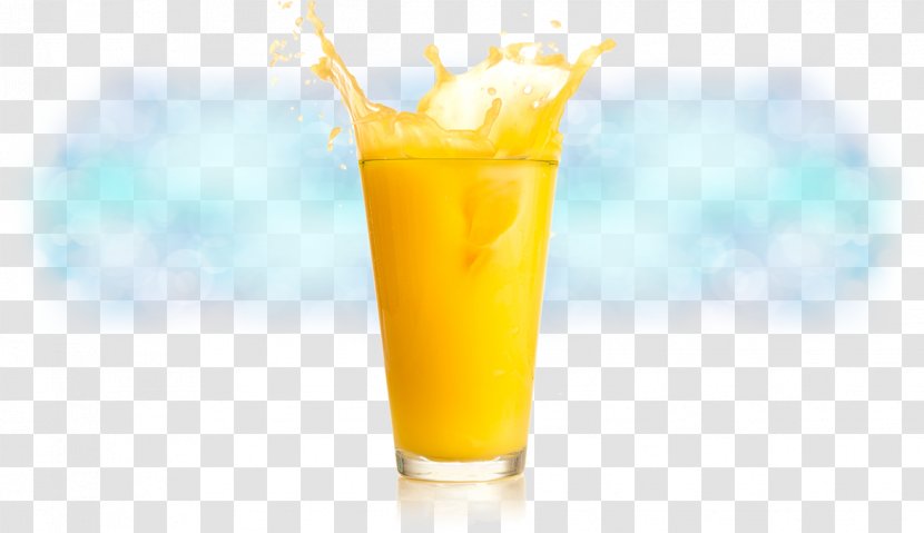 Orange Drink Juice Harvey Wallbanger Fuzzy Navel Cocktail Garnish - Non Alcoholic Beverage Transparent PNG