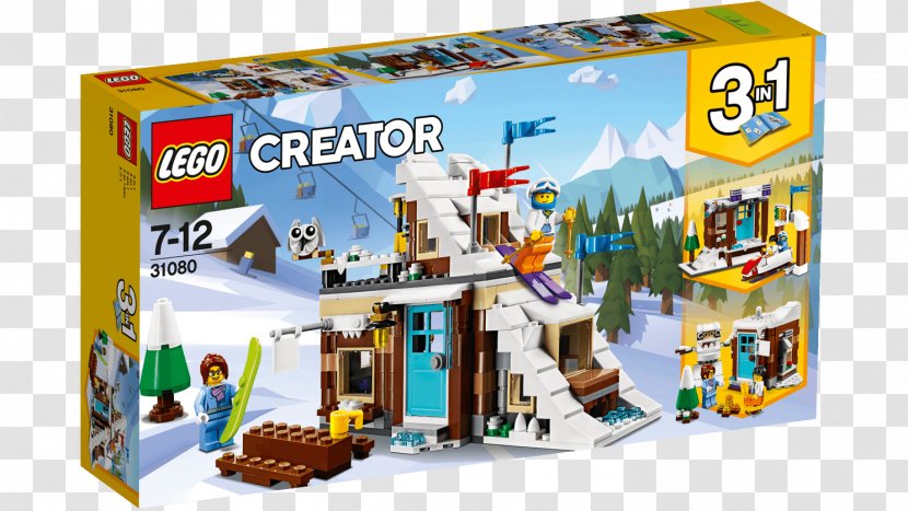 LEGO Creator Modular Winter Vacation Toy Block Transparent PNG