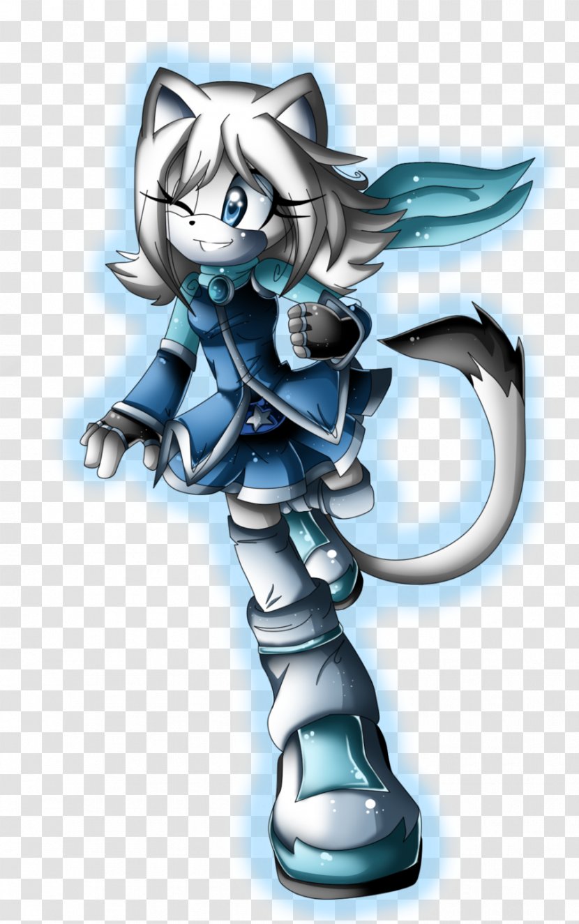 Sonic The Hedgehog Character Woman Female - Watercolor - Raccoon Transparent PNG