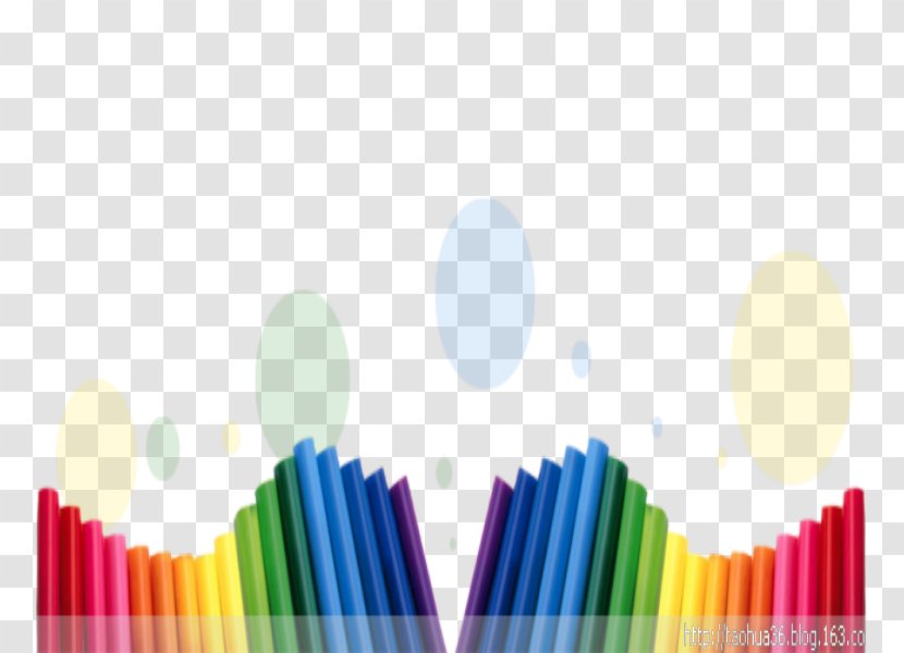 Colored Pencil Pattern - Pencils Transparent PNG