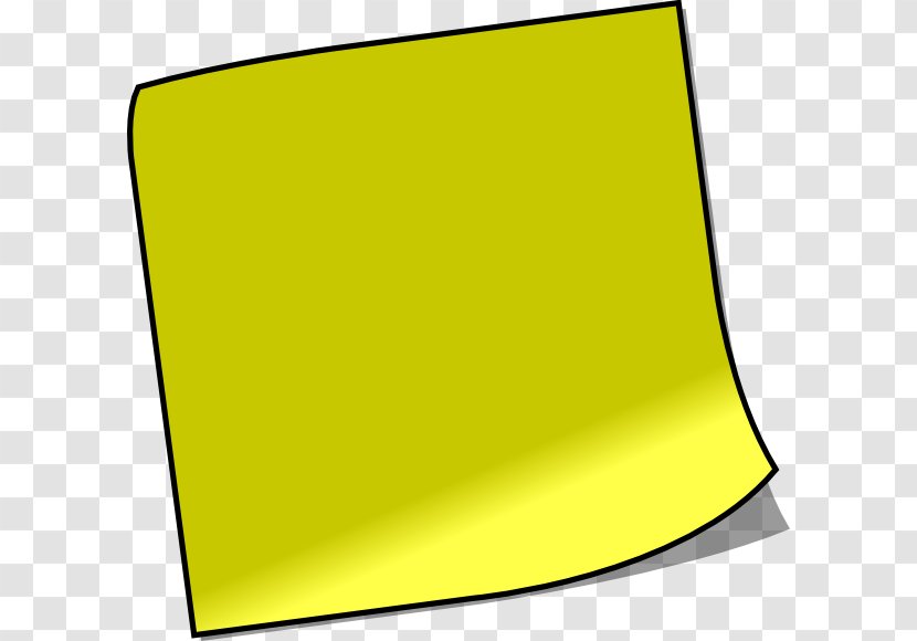 Post-it Note Clip Art Image Vector Graphics - Area - Post It Pads Transparent PNG