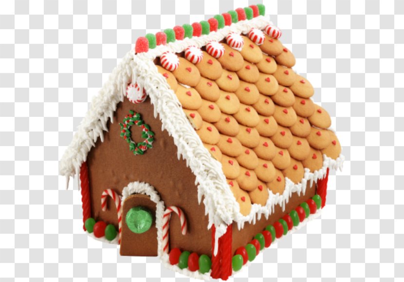 Gingerbread House Lebkuchen Christmas Ornament - Family Transparent PNG