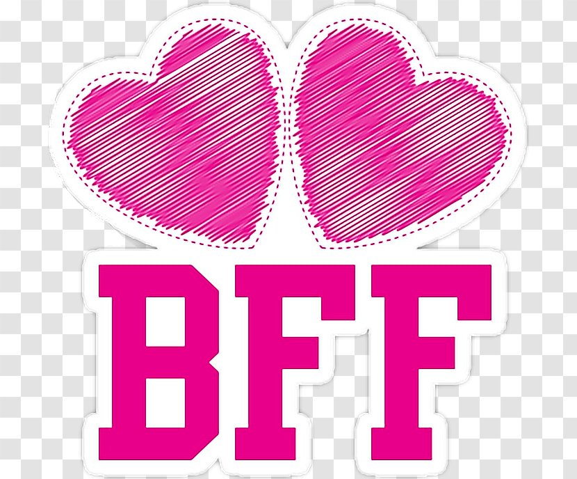 Best Friends Forever Friendship Love Hearts Desktop Wallpaper - Cartoon -  Bff Transparent PNG