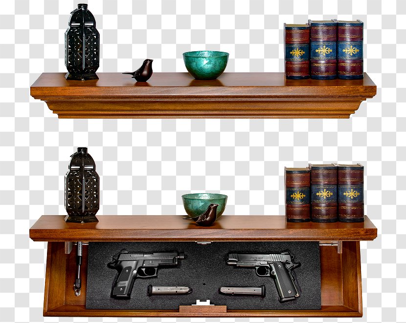 Shelf Tactical Traps Firearm Gun Safe Concealed Carry - Deep Pistol Transparent PNG
