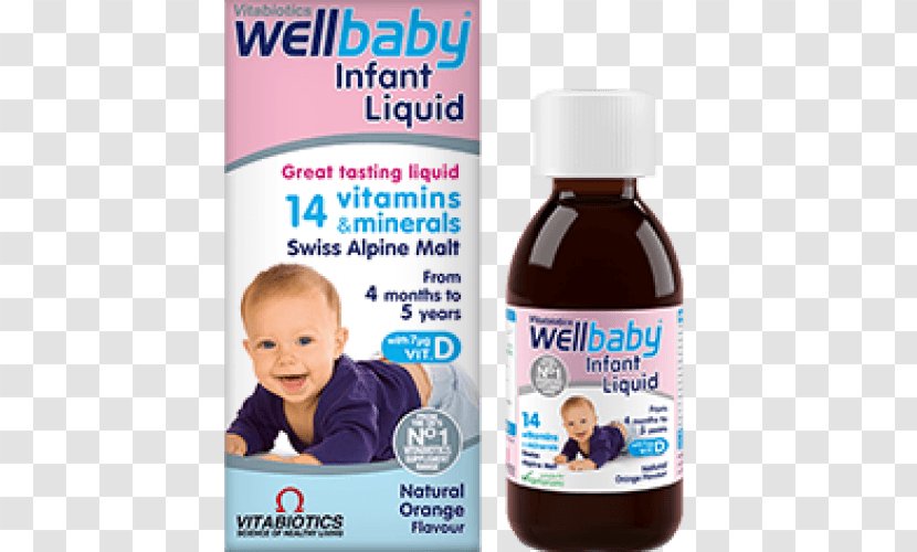 Dietary Supplement Vitabiotics WellBaby & Infant Syrup 150ml Vitamin Child - Multivitamin Transparent PNG