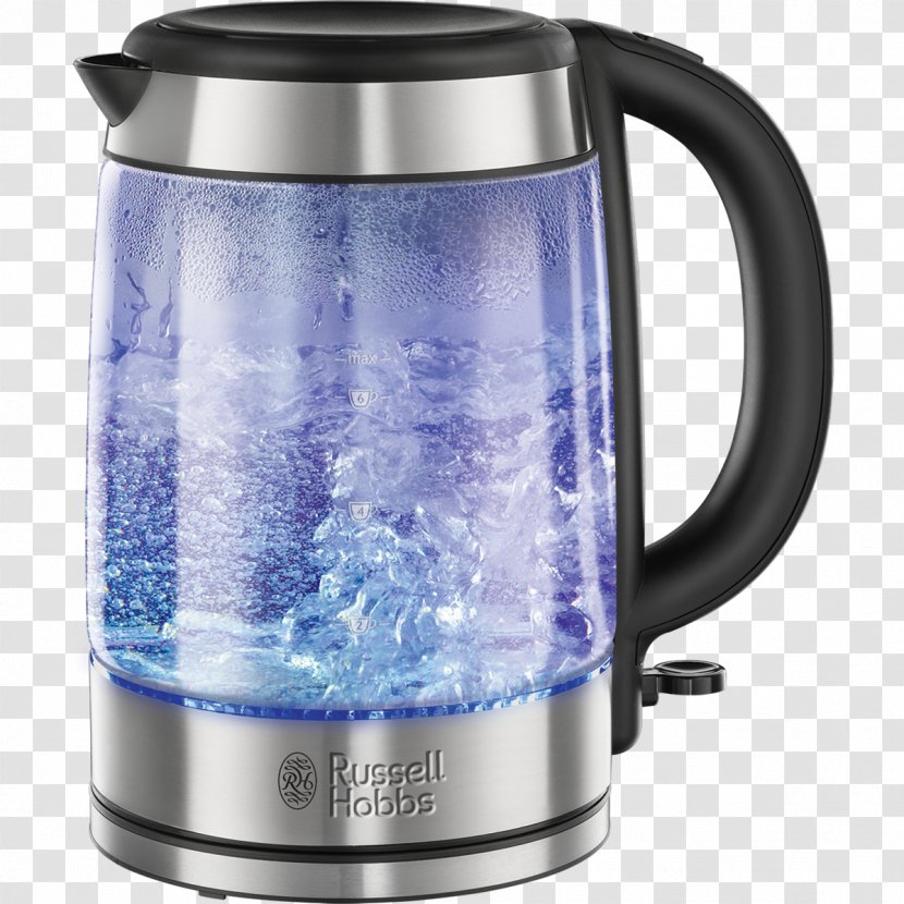 Electric Kettle Russell Hobbs Home Appliance Water Filter - Stainless Steel Transparent PNG