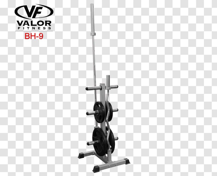 Bench Valor Fitness BH-9 Olympic Bar And Plate Rack Power Exercise Physical - Centre - Gym Standee Transparent PNG
