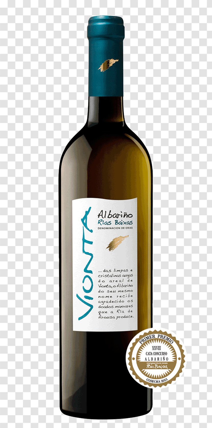 Albariño Rías Baixas DO White Wine Liqueur - Vionta Transparent PNG