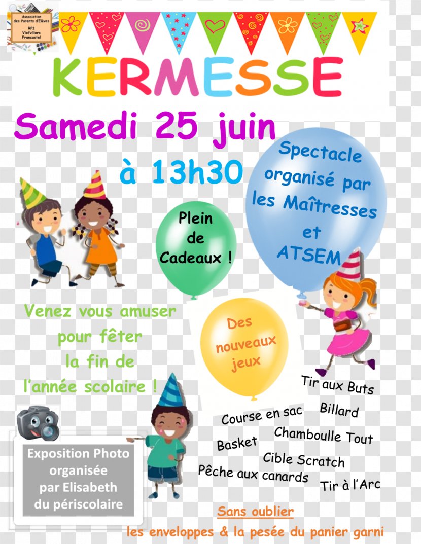 Route De Francastel Kermesse Des écoles Françaises School June - Advertising - Ores Transparent PNG