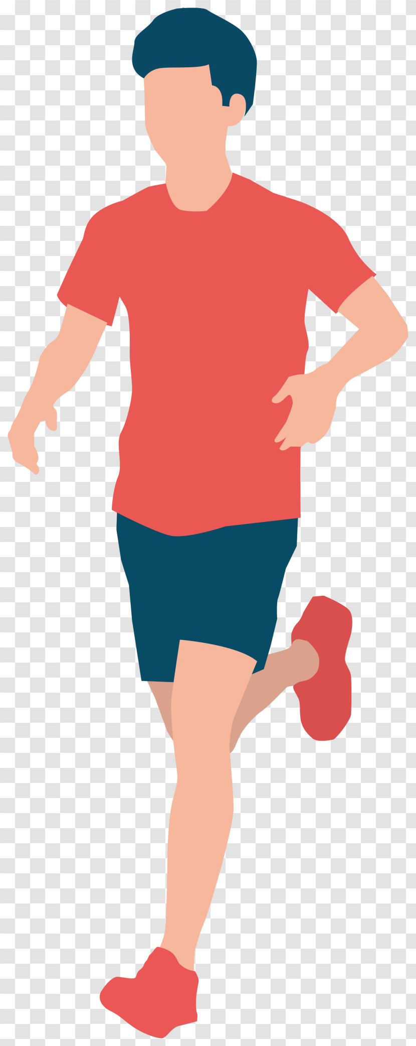 Treadmill - Cartoon Illustration Of A Jogging Person Transparent PNG