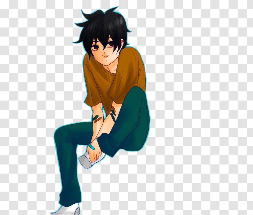 Percy Jackson & The Olympians Nico Di Angelo Drawing Character Demigod - Silhouette Transparent PNG